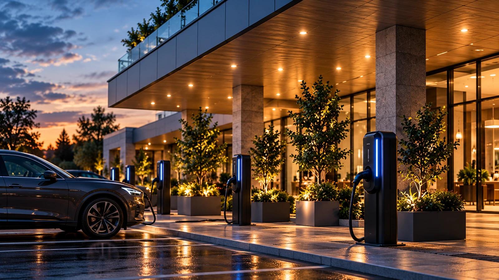 Commercial and public EV charging